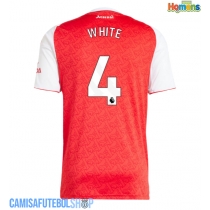 Camisa de time de futebol Arsenal Ben White #4 Replicas 1º Equipamento 2025-26 Manga Curta
